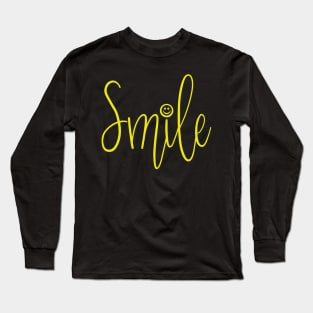 Smile Long Sleeve T-Shirt